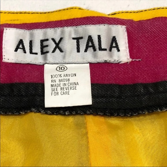 Alex Tala Rainbow High Waist Colorful Shorts 10 - Picture 5 of 8